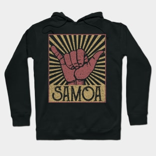 Shaka Samoa Samoan Beach Surfer Hoodie